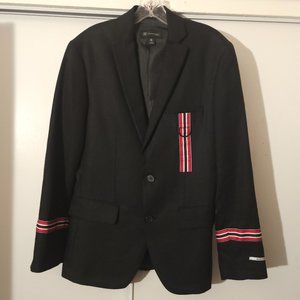 I-N-C Mens Track Star Two Button Blazer Jacket